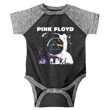 pink floyd astronaut moon onesie baby