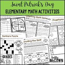 saint patrick s day no prep math activities