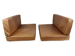 Brown Dinette Booth Cushions Set
