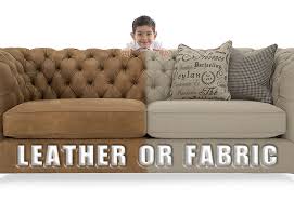 leather sofa or fabric how to choose
