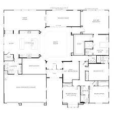 Four Bedroom Single Y House Plans