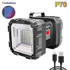 Usb Rechargeable Led Work Light L2 35 Smd Led Xhp70 45 Smd Led Waterproof Flashlight Inspection Light 10000mah Built In Battery Portable Lanterns Aliexpress