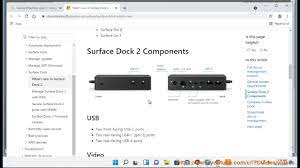 update microsoft surface dock 2 driver
