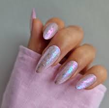 iridescent flakes nail art glitter