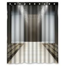 catwalk runway shower curtain