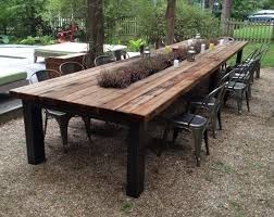 Rustic Outdoor Dining Tables Rustic