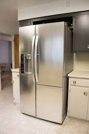 21st century kitchens and cabinets. A 21st Century Fridge In A 1950 S Kitchen Merrypad