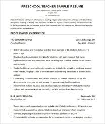 free teaching resume templates skilled
