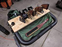 pistol rack for rugged gear cart s