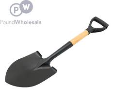Whole Wooden Handle Garden Shovel