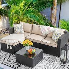 Ment Outdoor Sofa Set 4 Seater And 1