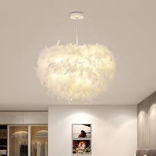 Goose Feather Dome Ceiling Light
