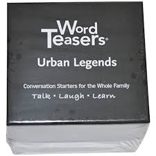 It is easy to pick up and play. Word Teasers Random Topic Conversation Starters Fun Trivia Card Game For Families Couples Parties Travel Flashcards For Adults Kids Ages 10 150 Questions Urban Legends Buy