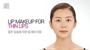lip makeup for thin lips k beauty