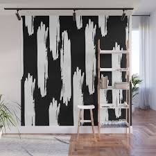 Bold Paint Lines Pattern Wall Mural