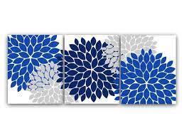 Home Decor Canvas Wall Art Blue And