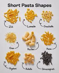 Different Types Of Pasta Shapes gambar png