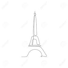 The best selection of royalty free eiffel tower silhouette vector art, graphics and stock illustrations. One Line Eiffel Tower Design Silhouette Hand Drawn Minimalism Style Vector Illustration Royalty Free Cliparts Vectors And Stock Illustration Image 144300300