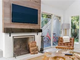 Modern Fireplace Mantel With Metal