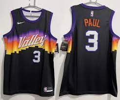 Wonder if they'll keep stocking the collection with new items as the season goes on. Original Nba Heat Pressed Men S Phoenix Suns The Valley 3 Chris Paul 2021 Valley City Black Jersey Lazada Ph