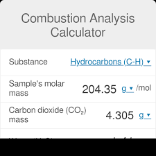 Combustion Ysis Calculator