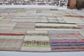 oversize turkish patchwork kilim rug