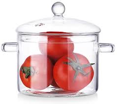 clear stovetop cooking pot