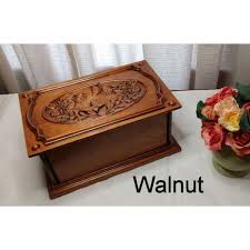 wooden erfly urn box for ashes