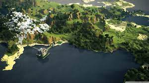 Minecraft Landscape Ultra HD Desktop ...