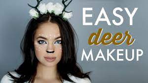 easy halloween makeup tutorial deer