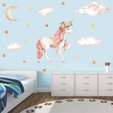 Unicorn Wall Stickers For Kids Room