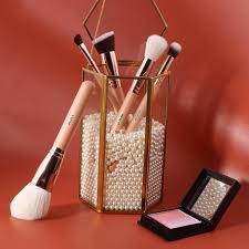 pink makeup brushes set