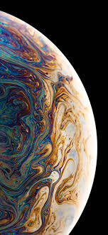 colorful planet swirls ios 11