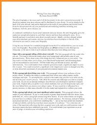 Essay Template Example Of Biography Person Sample