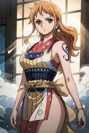 Onigashima Outfit Nami (One Piece) AI Image by HydrosAI on DeviantArt