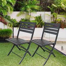 Outdoor Folding Chair Set Of 2 All