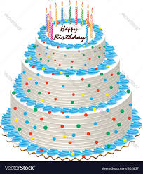 birthday cake royalty free vector image