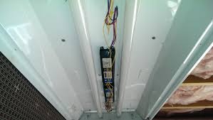 fluorescent ballast replacement did