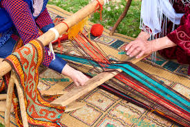 kazakh carpet weaving