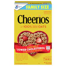 cheerios cereal whole grain family size