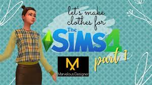 how to make clothes for the sims 4