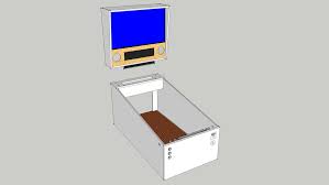 Peek through the coin door into my virtual pinball cabinet. Ultra Widebody Virtual Pinball Cabinet And Backbox Design With Plywood Cut Layout Layer 3d Warehouse