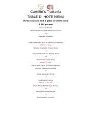 table d hote menu docx camille s