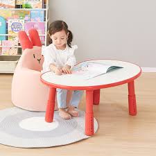 These days you can find kids wooden table and chairs in a variety of wood products like solid wood, engineered wood and particleboard. Zryz Korean Children S Learning Desk Toddler Desk Can Lift Baby Table Home Writing Desk Chair Set Plus