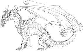 So i decided to try. Starwind Sketch Wings Of Fire Dragons Wings Of Fire Coloring Pages Dragon Coloring Page