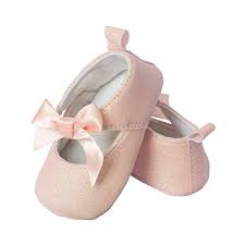 Little Me Kids Pink Mary Jane Glitter Baby Girl Shoes