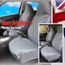 Heavy Duty Grey Front Car Seat Covers