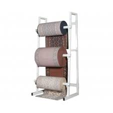 roll system for carpet display and