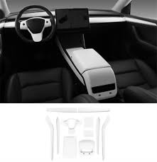 white abs car accessories interior kit