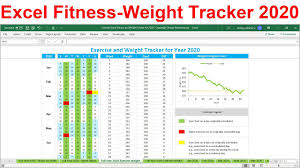 Free office templates for word, excel and powerpoint. 2020 Fitness Weight Loss Tracker Excel Template 2020 Exercise Planner Workout Calendar Spreadsheet Youtube